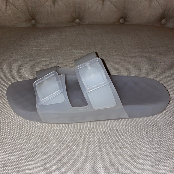 MEN'S BALENCIAGA MALLORCA SANDAL IN WHITE/CLEAR - Picture 6 of 8